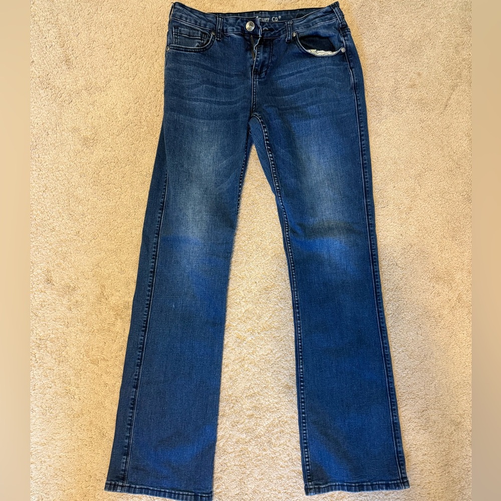 Cowgirl Tough Boot Leg Jeans